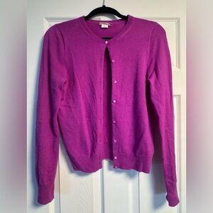 J. Crew cashmere cardigan size medium